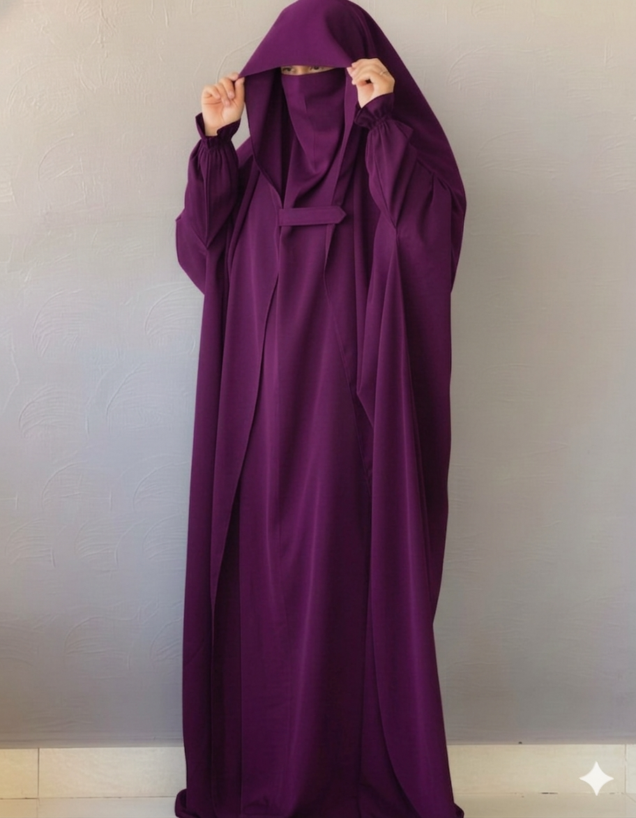 Saudi Jilbab - Purple