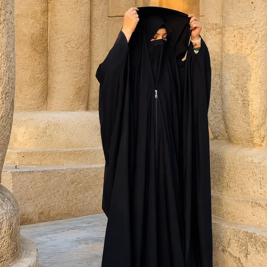 Irani Jilbab - Black