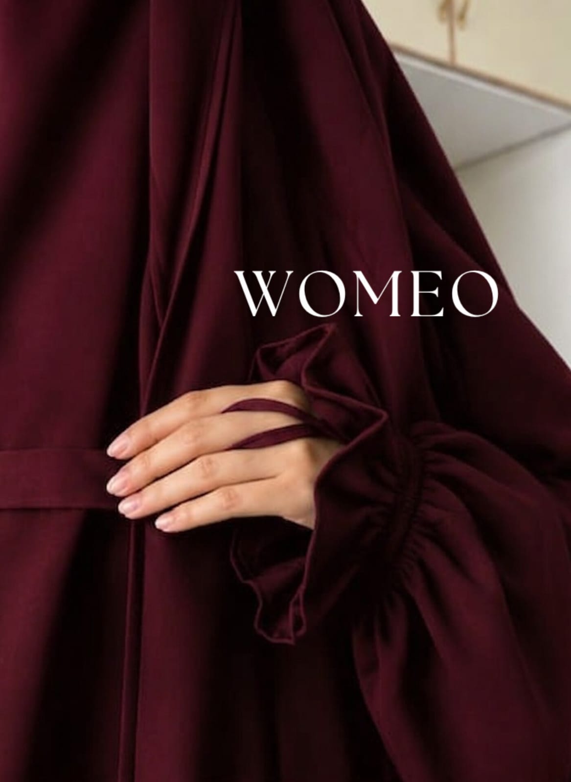 Saudi Jilbab - Maroon