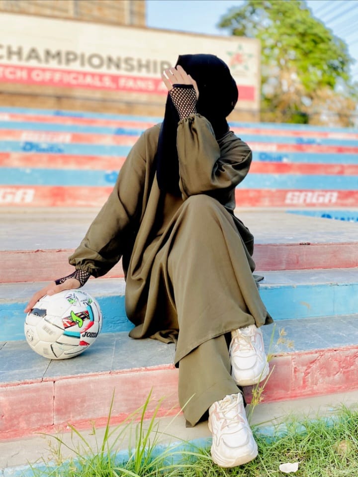 Hoodie Jilbab - Light Olive