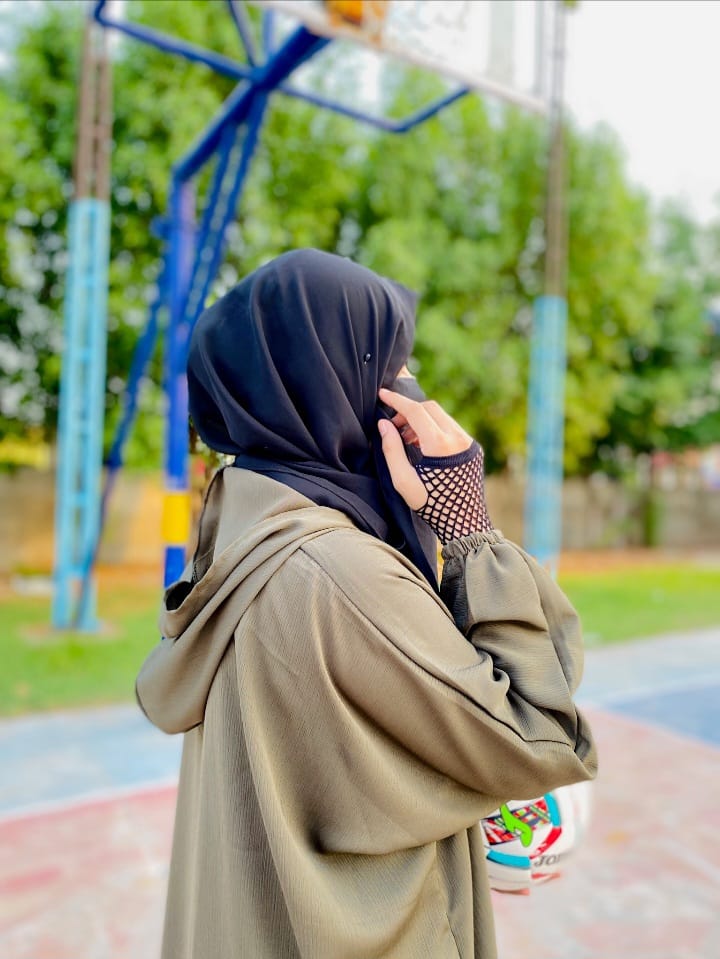 Hoodie Jilbab - Light Olive