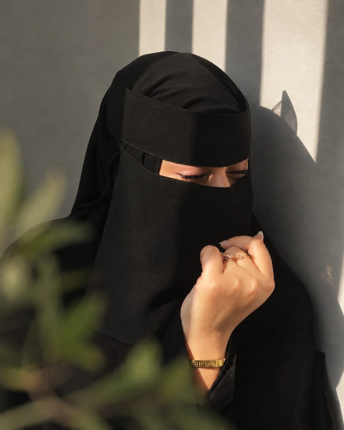 Black Saudi Niqab - WOMEO