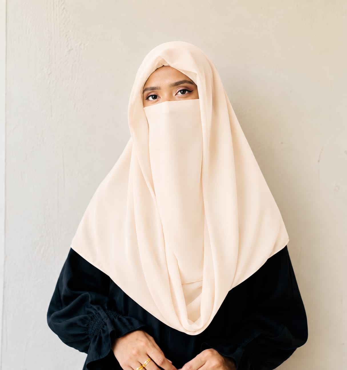 Misri Hijab - Cream