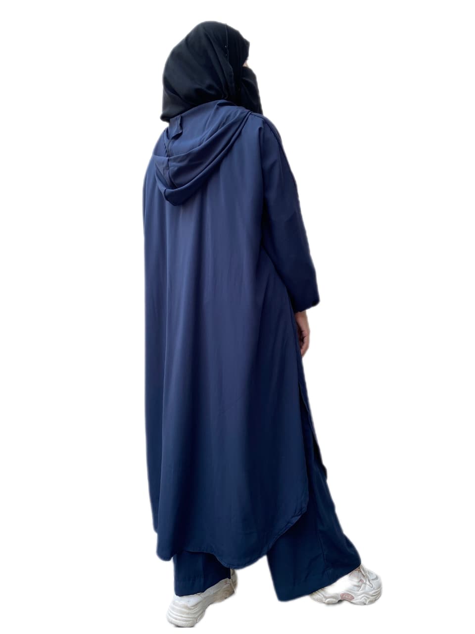 Hoodie Jilbab - Navy Blue