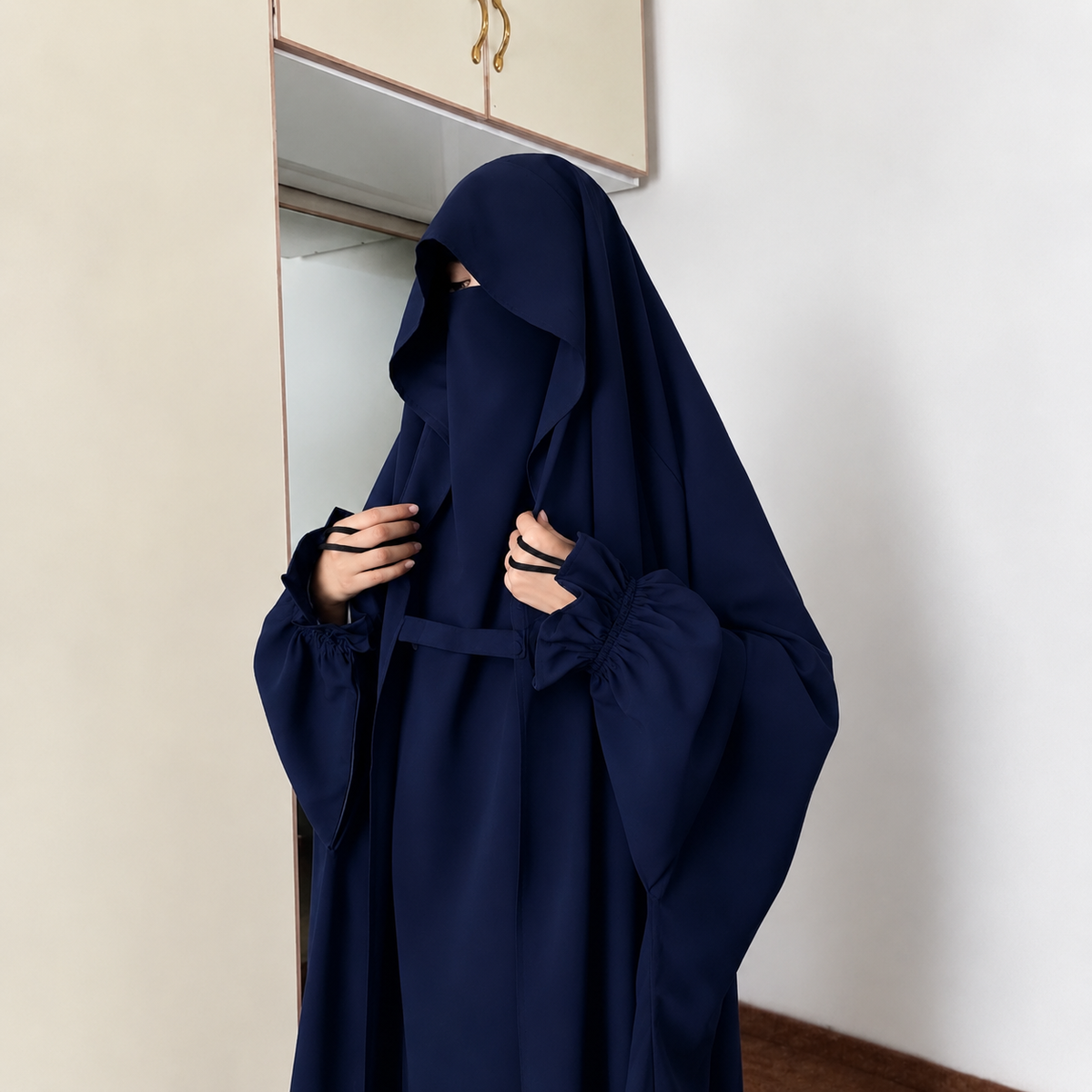 Saudi Jilbab - Navy Blue